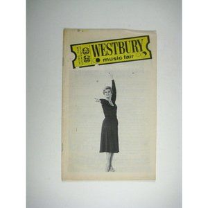 Gypsy Westbury Music Fair Program 1975 Angela Lansbury Robbins Julie Styne